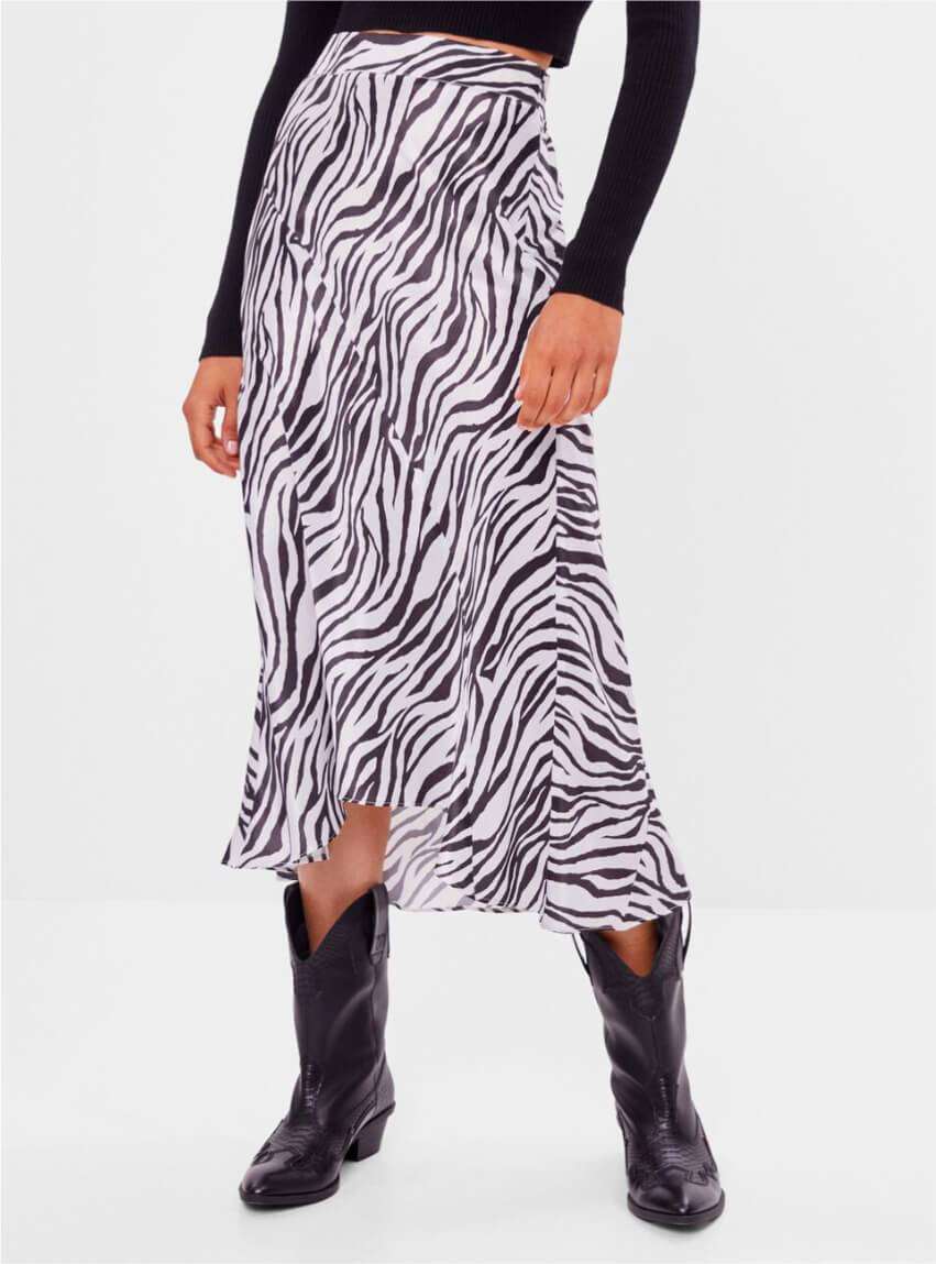 Spódnica w cętki